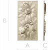 Bees on Daisies - High-Relief STL Panel for CNC