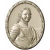 Peter I Oval Medallion - STL Relief for CNC