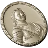 Peter I Oval Medallion - STL Relief for CNC