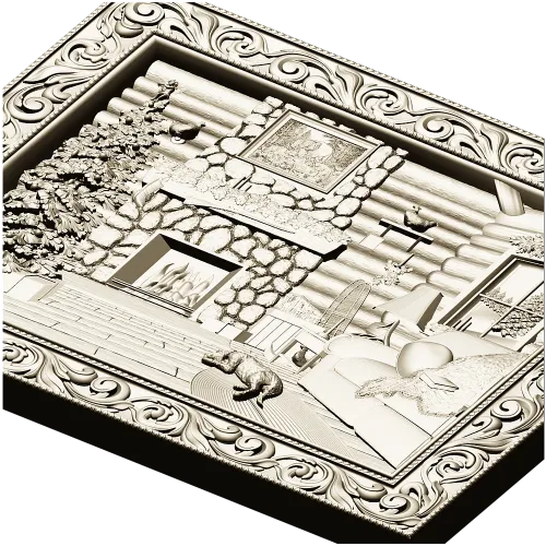Рождественский камин - 3D модель STL для ЧПУ