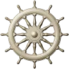Ship's Wheel Helm - STL 3D Model for CNC Router