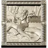 Mermaid high-relief panel STL for CNC