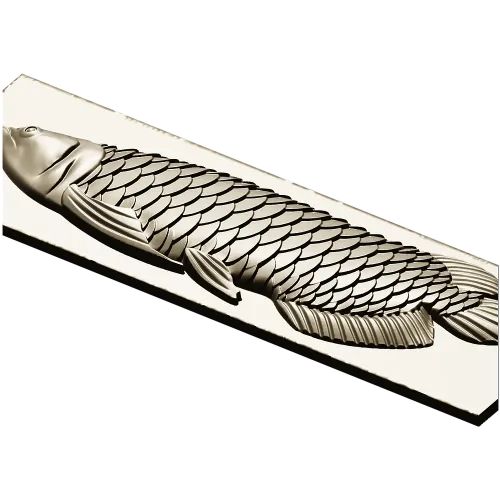 Рельеф арованы - STL 3D модель для ЧПУ