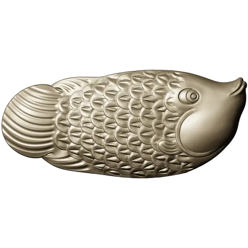 3D модель карпа в рельефе (STL) для ЧПУ