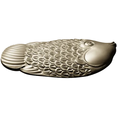 3D модель карпа в рельефе (STL) для ЧПУ