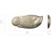 3D модель карпа в рельефе (STL) для ЧПУ