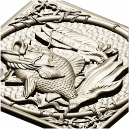 Окунь в обрамлении