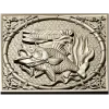 3D модель "Окунь в рамке" - stl панно для ЧПУ