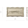 Baroque Sturgeon Relief - STL 3D model for CNC carving