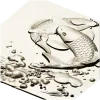 Koi Embrace - high-relief STL panel for CNC