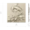 Koi Embrace - high-relief STL panel for CNC