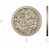 Koi & Lotus Round Relief - STL 3D Model for CNC