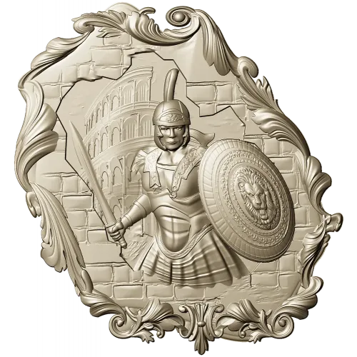 Колизейский Страж - рельефная 3D модель STL для ЧПУ