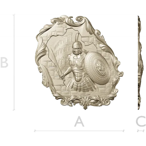 Колизейский Страж - рельефная 3D модель STL для ЧПУ