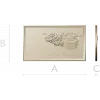 Sauna plaque 3D model STL - "Light steam" bas-relief for CNC