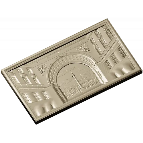 Palace Square arch relief - 3D STL model for CNC