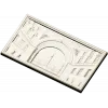 Palace Square arch relief - 3D STL model for CNC