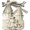 3D модель STL - Санчо у мельниц для ЧПУ
