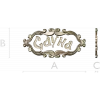 3D модель таблички "Сауна" - декоративная резьба в формате STL