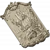 Rococo high-relief panel 3D model - Rendezvous in the Grove (STL for CNC)