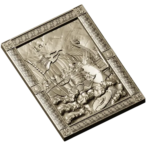 Sviatoslav bas-relief STL for CNC milling