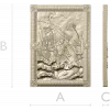 Sviatoslav bas-relief STL for CNC milling