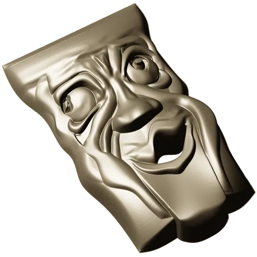 Весёлый Лик - 3D модель STL для ЧПУ
