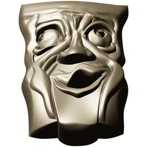 Весёлый Лик - 3D модель STL для ЧПУ