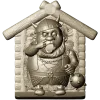 Viking in a Birdhouse - STL 3D Model for CNC