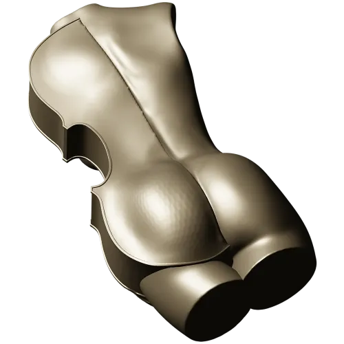 Скрипичный торс - 3D модель в формате STL для ЧПУ