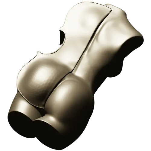 Скрипичный торс - 3D модель в формате STL для ЧПУ