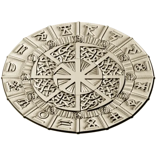 Славянский круглый оберег - 3D STL модель для ЧПУ