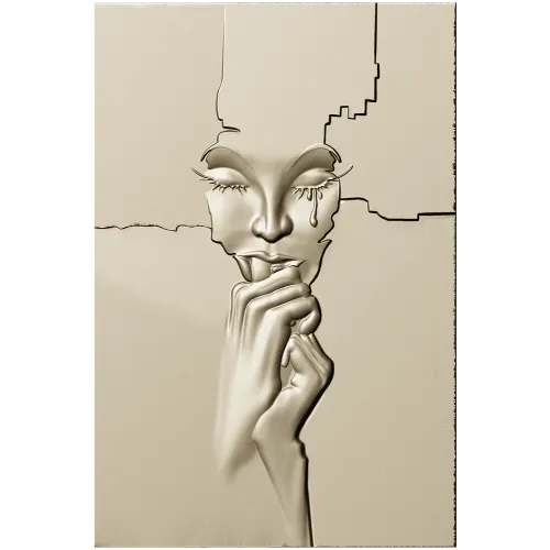Weeping Fragment - high-relief STL 3D model for CNC milling