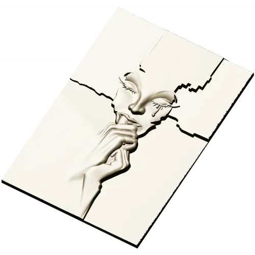 Weeping Fragment - high-relief STL 3D model for CNC milling