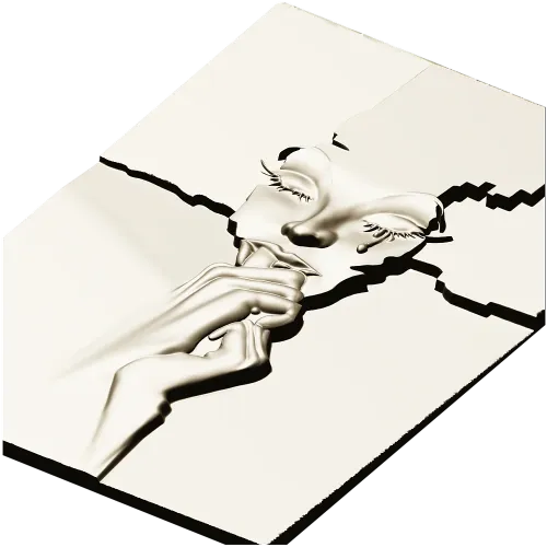 Weeping Fragment - high-relief STL 3D model for CNC milling
