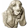 Bloodhound Head Relief STL for CNC