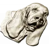 Bloodhound Head Relief STL for CNC