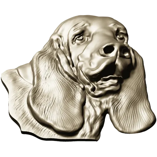 Bloodhound Head Relief STL for CNC