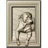 Собака в рамке - 3D модель STL для ЧПУ
