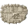 Панно "Собака у озера" - 3D STL модель для ЧПУ