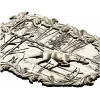 Панно "Собака у озера" - 3D STL модель для ЧПУ