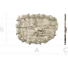 Панно "Собака у озера" - 3D STL модель для ЧПУ