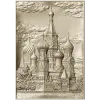 Рельефное панно "Собор в куполах" - 3D модель STL для ЧПУ