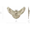 Сова в полёте - 3D модель STL для ЧПУ