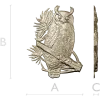 Сова на ветке - 3D модель STL для ЧПУ