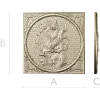 Falcon and Squirrel Relief Panel STL for CNC carving