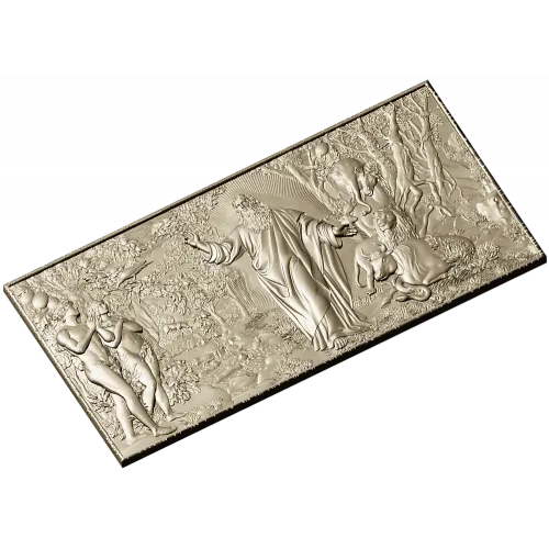Creation of the World - high-relief STL panel for CNC