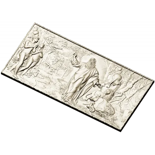 Creation of the World - high-relief STL panel for CNC