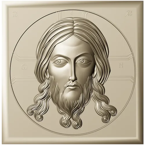Holy Mandylion - STL 3D model for CNC bas-relief