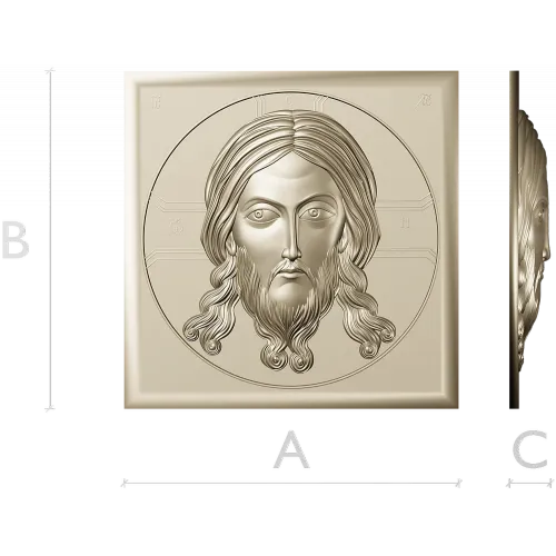 Holy Mandylion - STL 3D model for CNC bas-relief